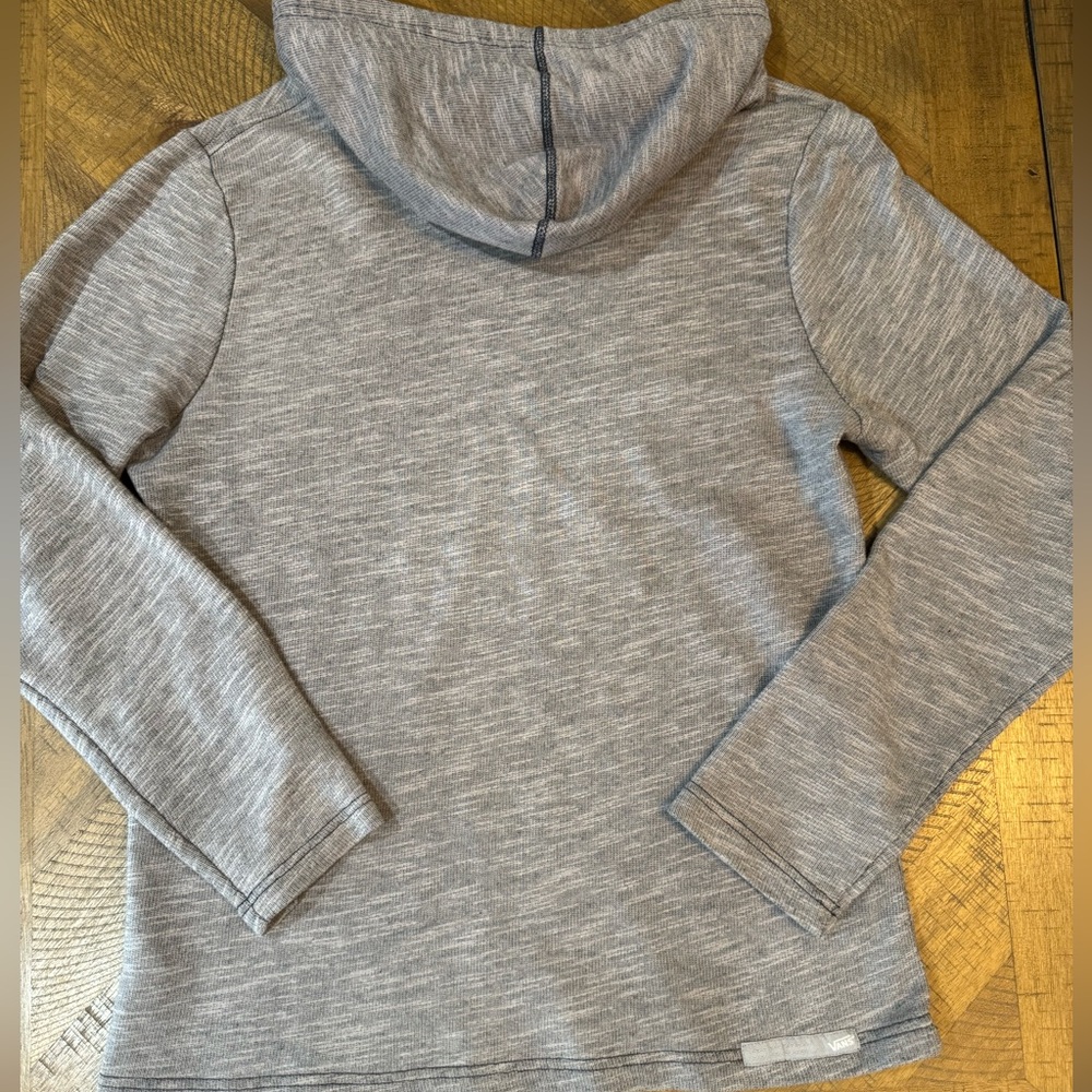 Vans Heather Gray Men's Hooded Sweater - Picture 6 of 11